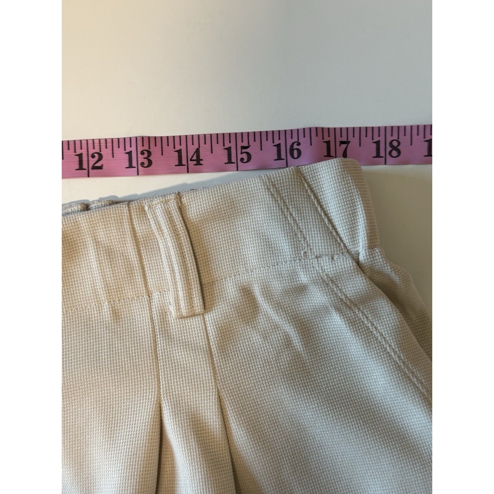 Halara Wide Leg Waffle Work Trousers High Waist Dress Work Pants XXL Cream 1X - Picture 11 of 16